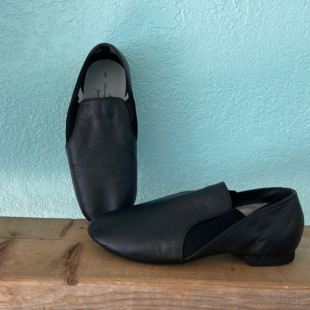 Black dance shoes
